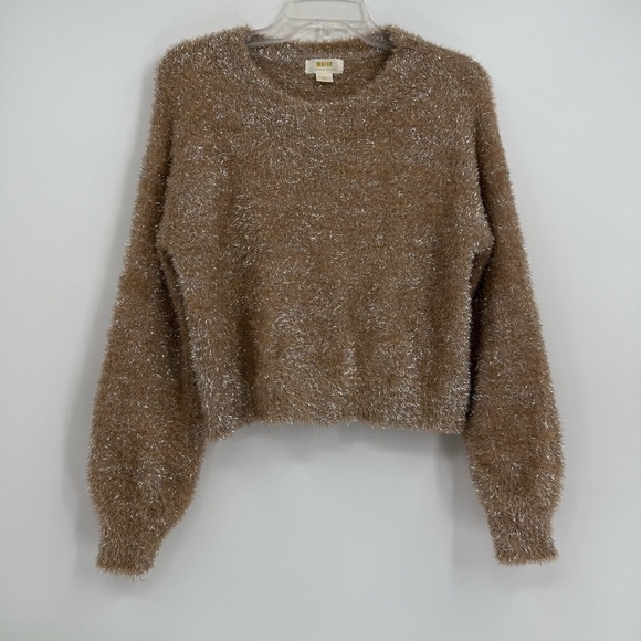Anthropologie Tan Cowl Neck Sweater - Picture 11 of 11
